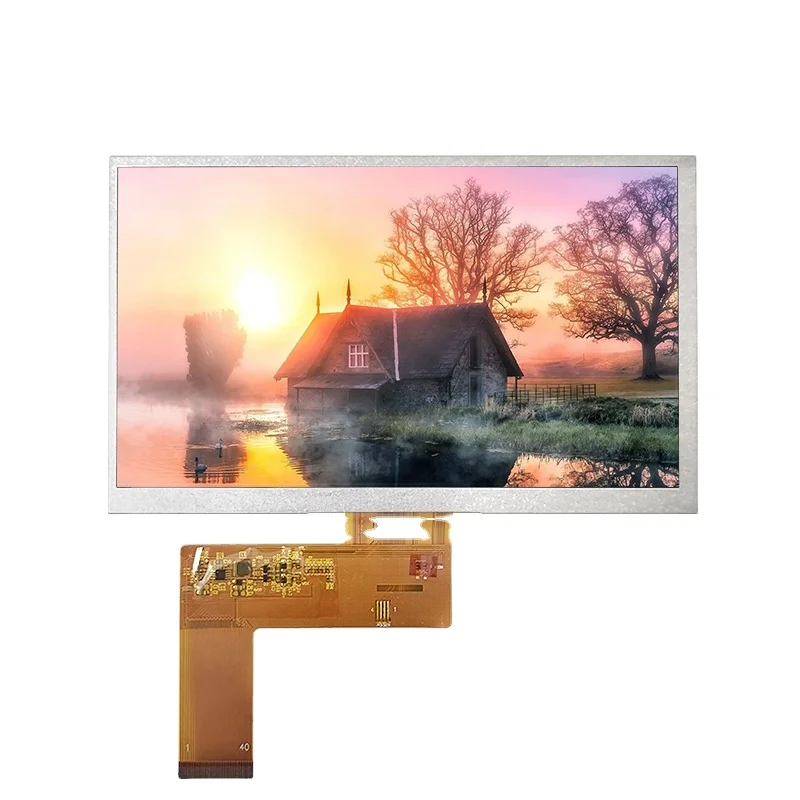 7' 7 Inch 800x480 Resolution RGB Interface EK9716 EK73002 Driver IC 12H TFT LCD Display