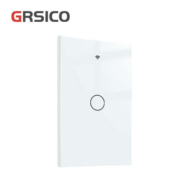 US Standard Wireless Remote Control 4Gang No Neutral Line Zigbee Light Switch Panel With Alexa and Google Home