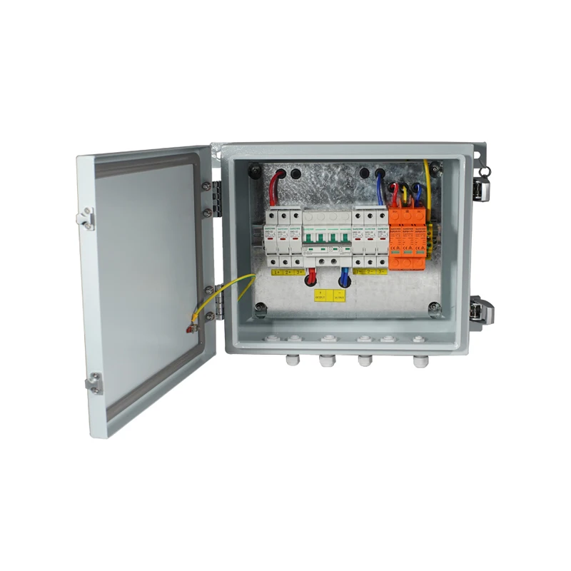 Iron shell solar system outdoor pv  string combiner box