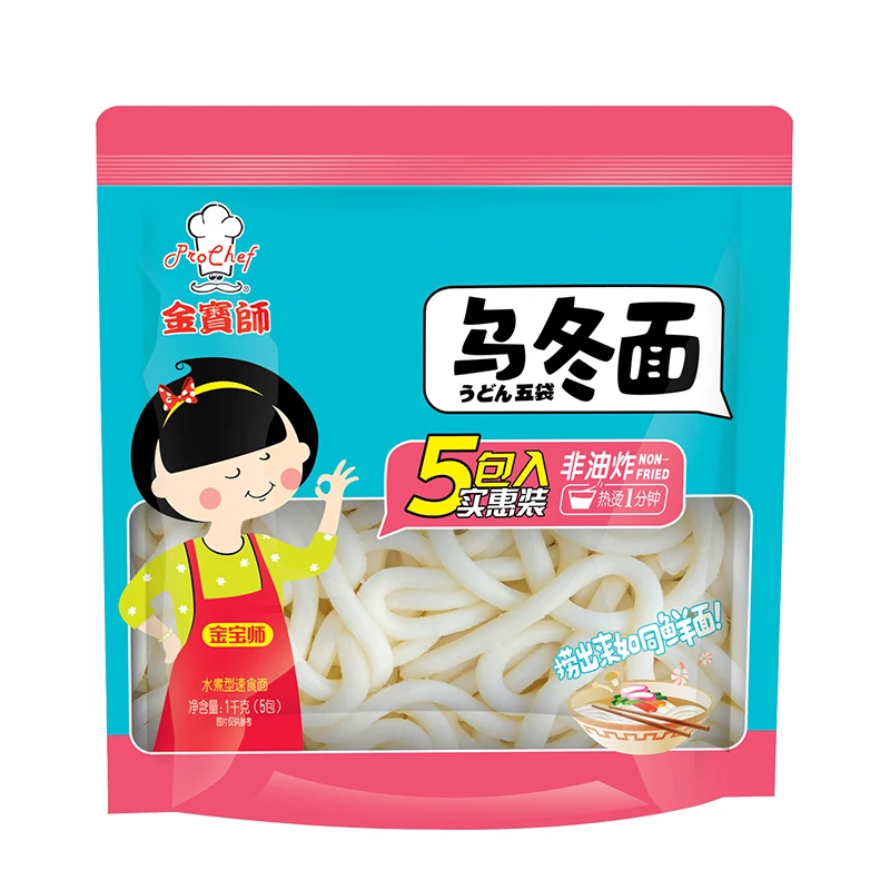 Оптовая продажа по заводской цене низкокалорийная супер эластичная Толстая японская лапша Удон