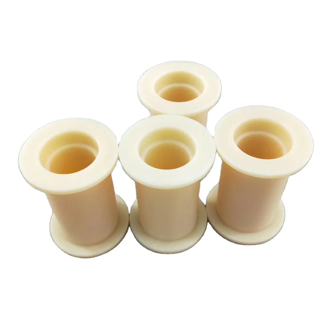  cnc turning machining Plastic flat belt pulleys nylon plastic