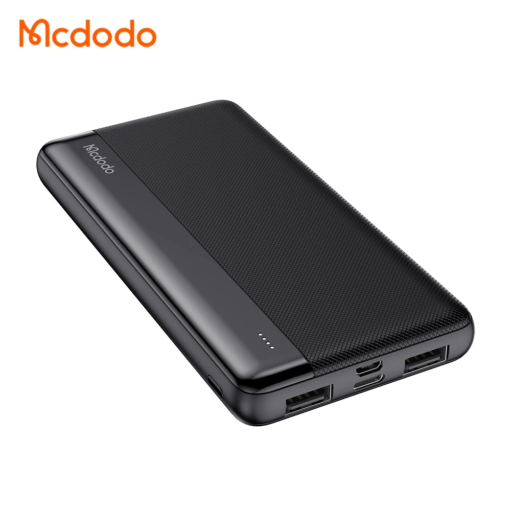 Portable Power Station With LED 2Ports Ultra Slim Fast Input Type C Portable Mobile Phone Chargers 10000mAh Power Bank 10000mAh