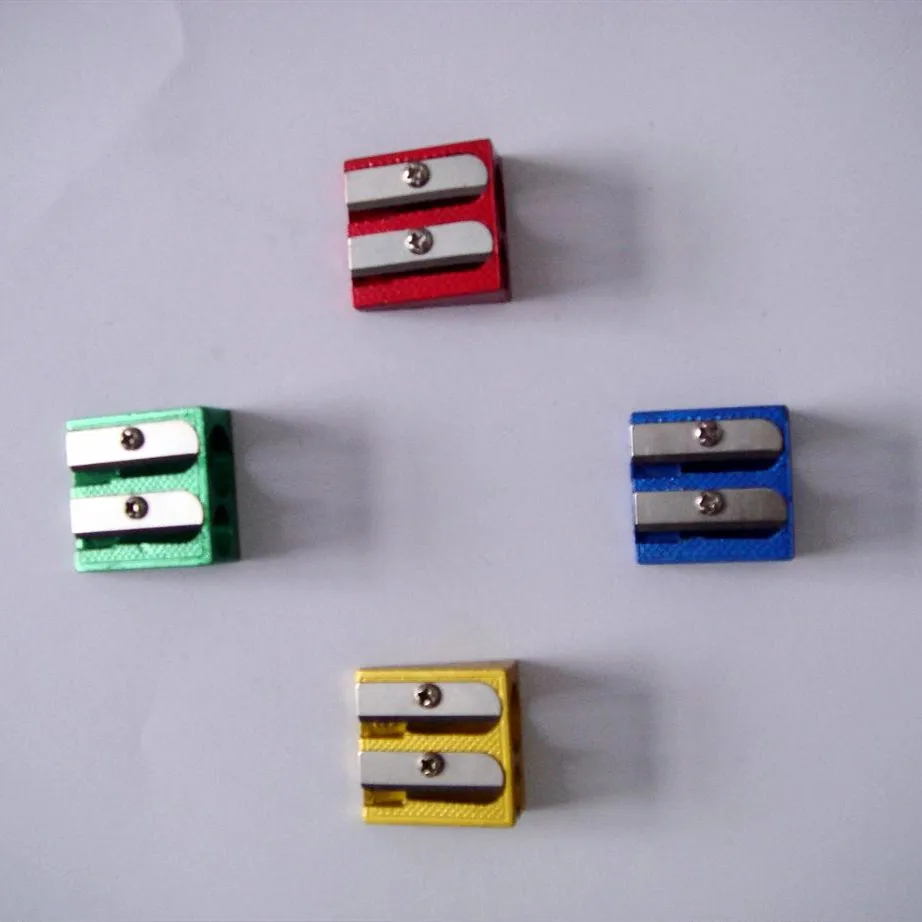 metal pencil sharpener with double hole
