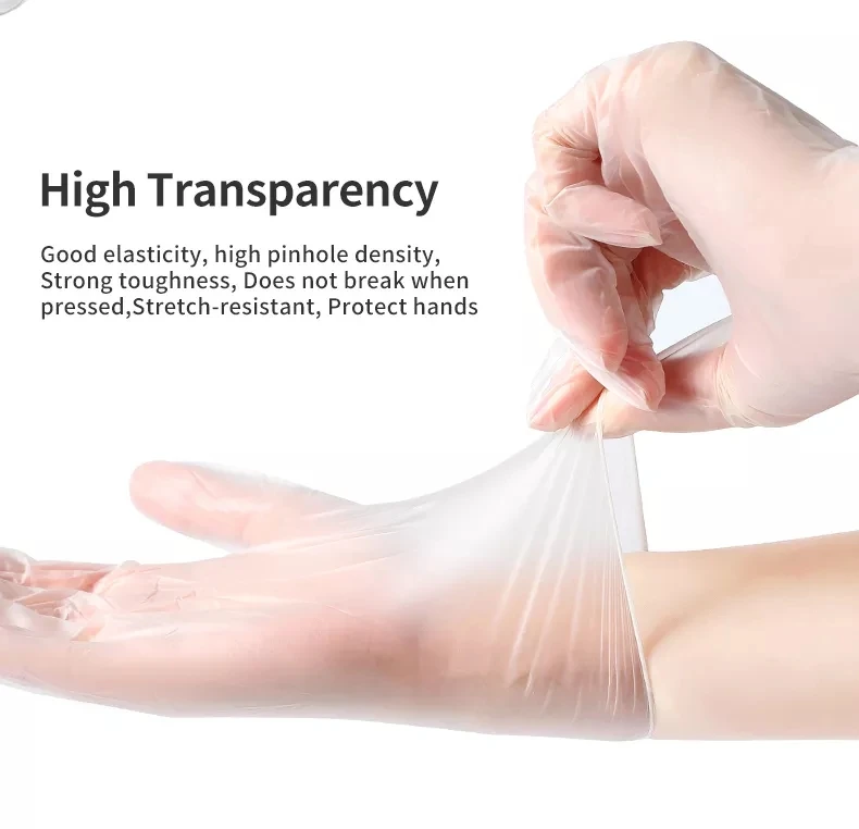 Anticut pvc gloves environmental pvc kitchen gloves vinyl gloves powder free