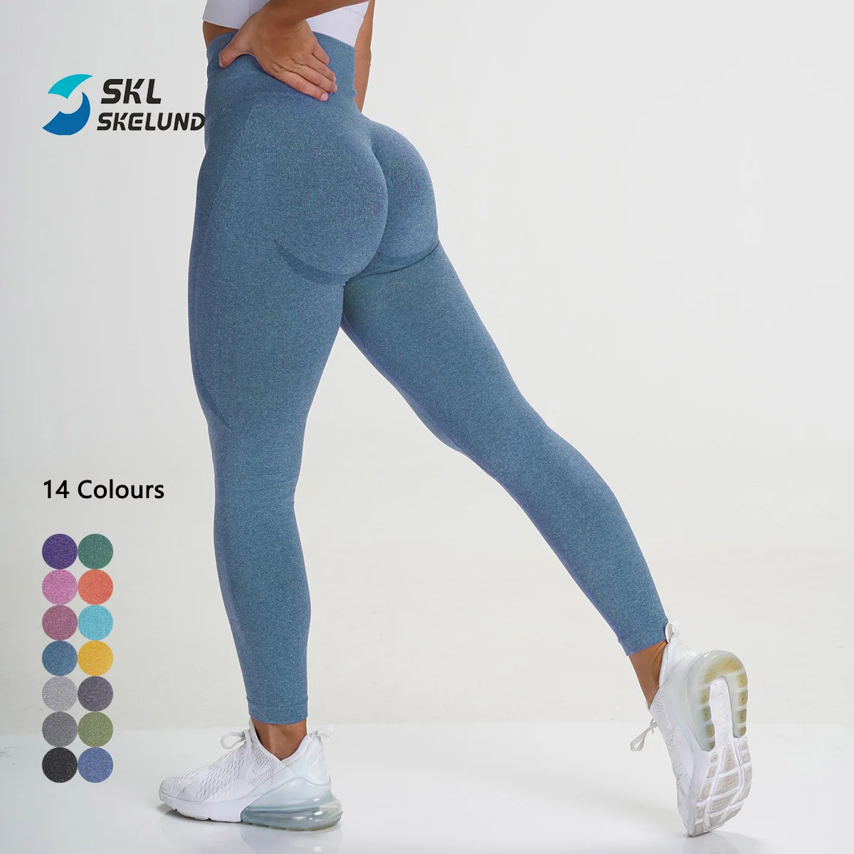 Custom logo High elastic tiktok Seamless Work Out Yoga Pants Fitness NVGTN Gym Leggings For Women