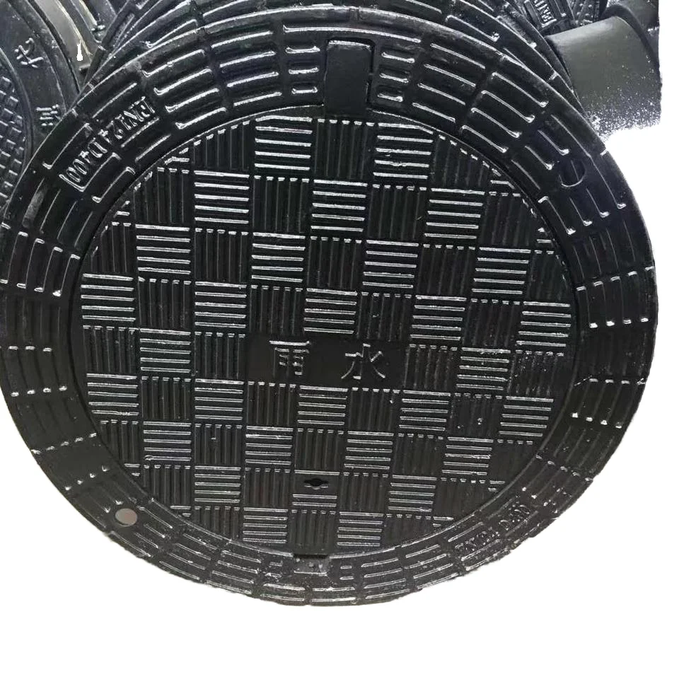 Nodular cast iron rainwater sewage round manhole cover manufacturers 700*800 heavy sewer cover processing