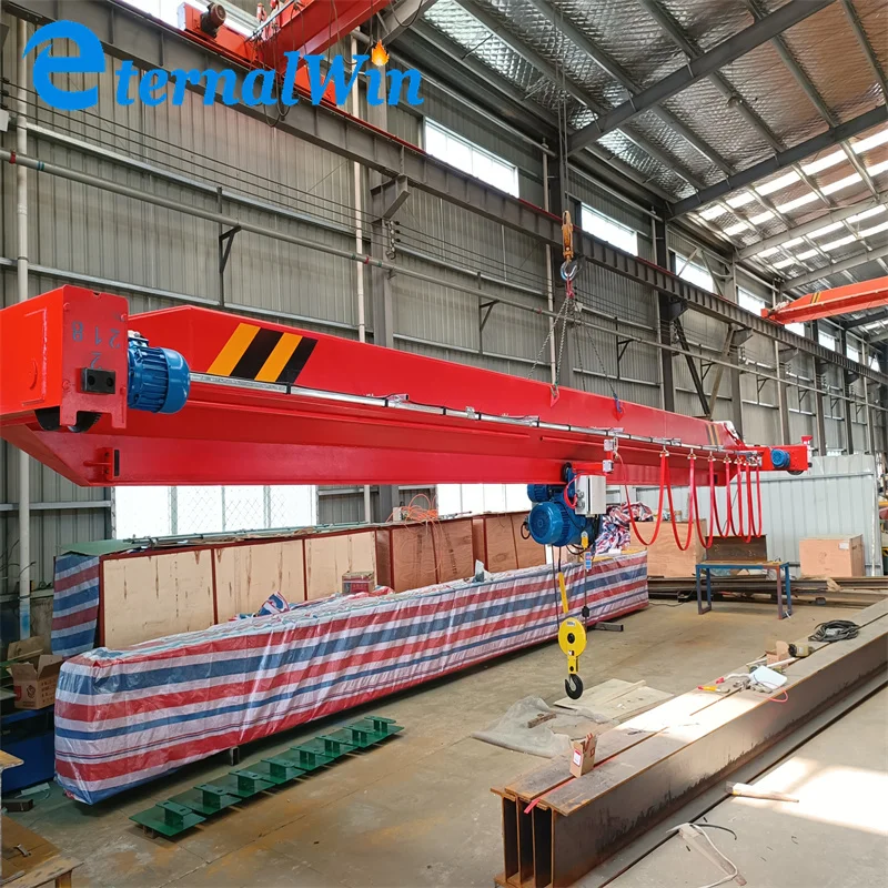 Hd explosion proof single girder low headroom overhead crane trolley hook 8ton 16ton price