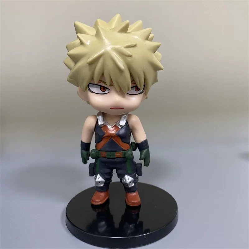 10cm 5pcs Wholesale Cute Bakugou Katsuki Cartoon Model My Hero Academia Anime Figures Set