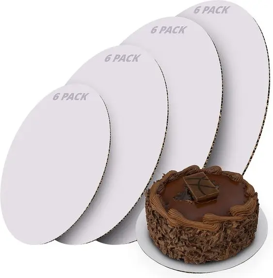 Paper Round 10 Inch Cake Tray Cardboard Food Trays Mini Cake Boards
