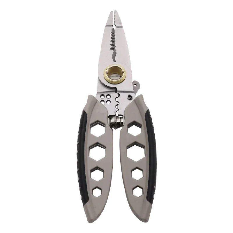 7in Multipurpose Wire Stripper Professional Tool Electrician Crimpe Pliers For Wire Cutting Stripping Pressing Cable Hand Tool