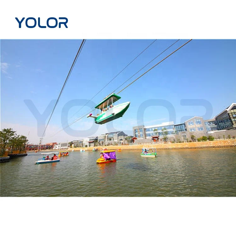 Professional commercial outdoor amusement mountain large playground equipment park adventure animatronic zip line airship