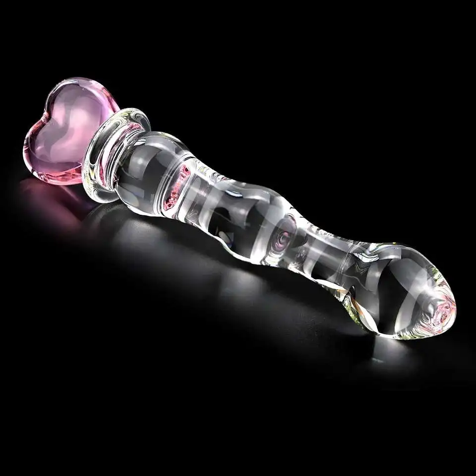 Anal Butt Stimulation Advanced Crystal Beads Anal Butt Plug Vaginal Glass Dildo Adult Sex Toys Anal Toys