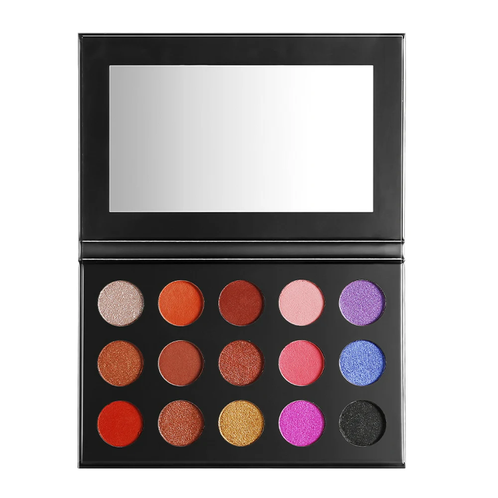 15 Colors New Eyeshadow  Wet Powder Easy Makeup Private  Label Customization Colorful Eye Shadow Palette