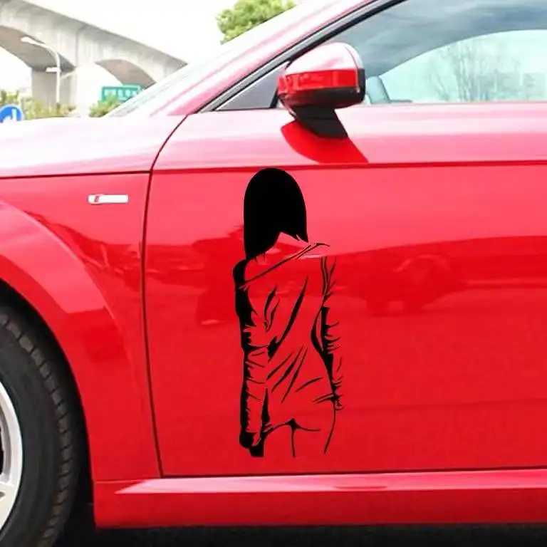 Sexy beauty background car door stickers body car stickers hood car stickers
