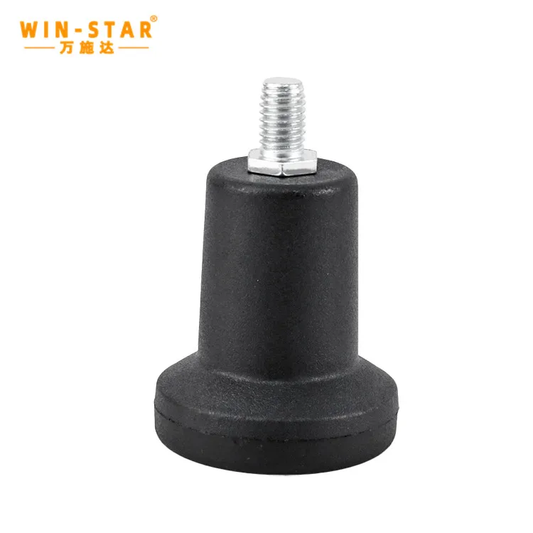 WINSTAR Kitchen Cabinets Feet Legs Plastic Sofa Leg  Sanded Round Plastic Black Legs