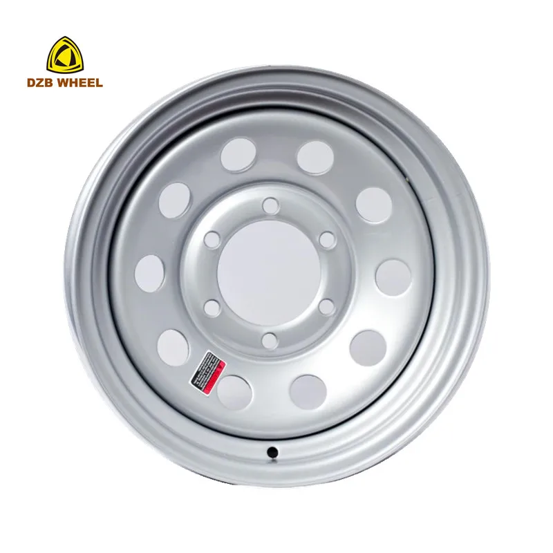 Factory Customized 14 Inch Steel Wheels 4x100 5x114.3 Chrome Work Wheels Cover for Trailer