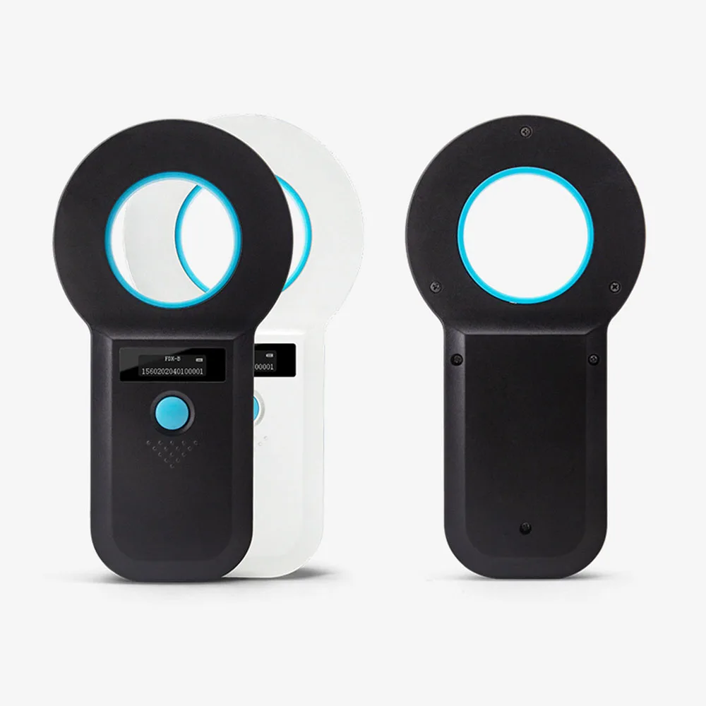 W90B Portable 134.2khz RFID Reader RFID Animal Tag Microchip Reader