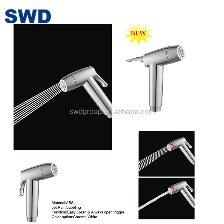 Мойка ручной душ полезно для ухода за внешностью и биде с Abs латунь Sus (нержавеющая сталь хром комплект покрытием биде спрей Shattaf биде Ручная стирка биде