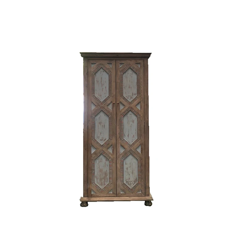 wholesale furniture Europe style recycle wood wardrobe