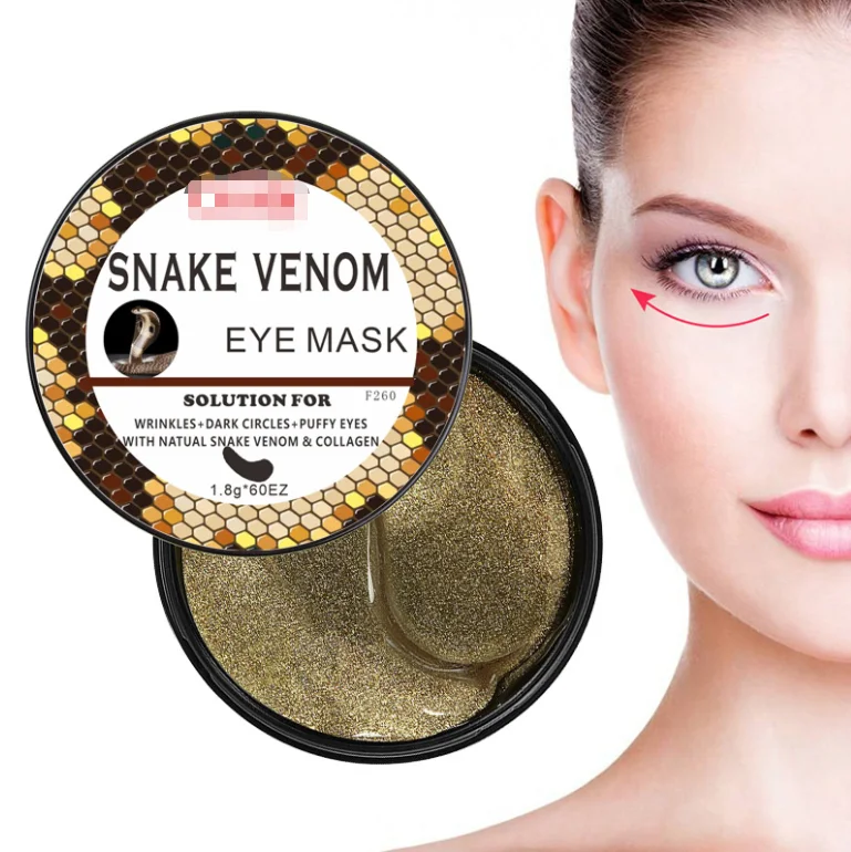 Private Label Eye Gel Pads Hydrogel Crystal Collagen Korean Eye Mask Under Eye Patch