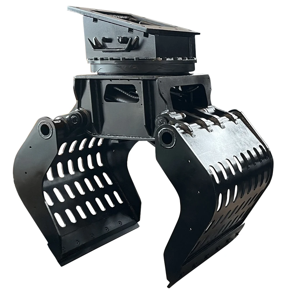 Hydraulic Demolition Timber Sorting Grab Gripper Sorting Type Grapple Rotatory For Excavator