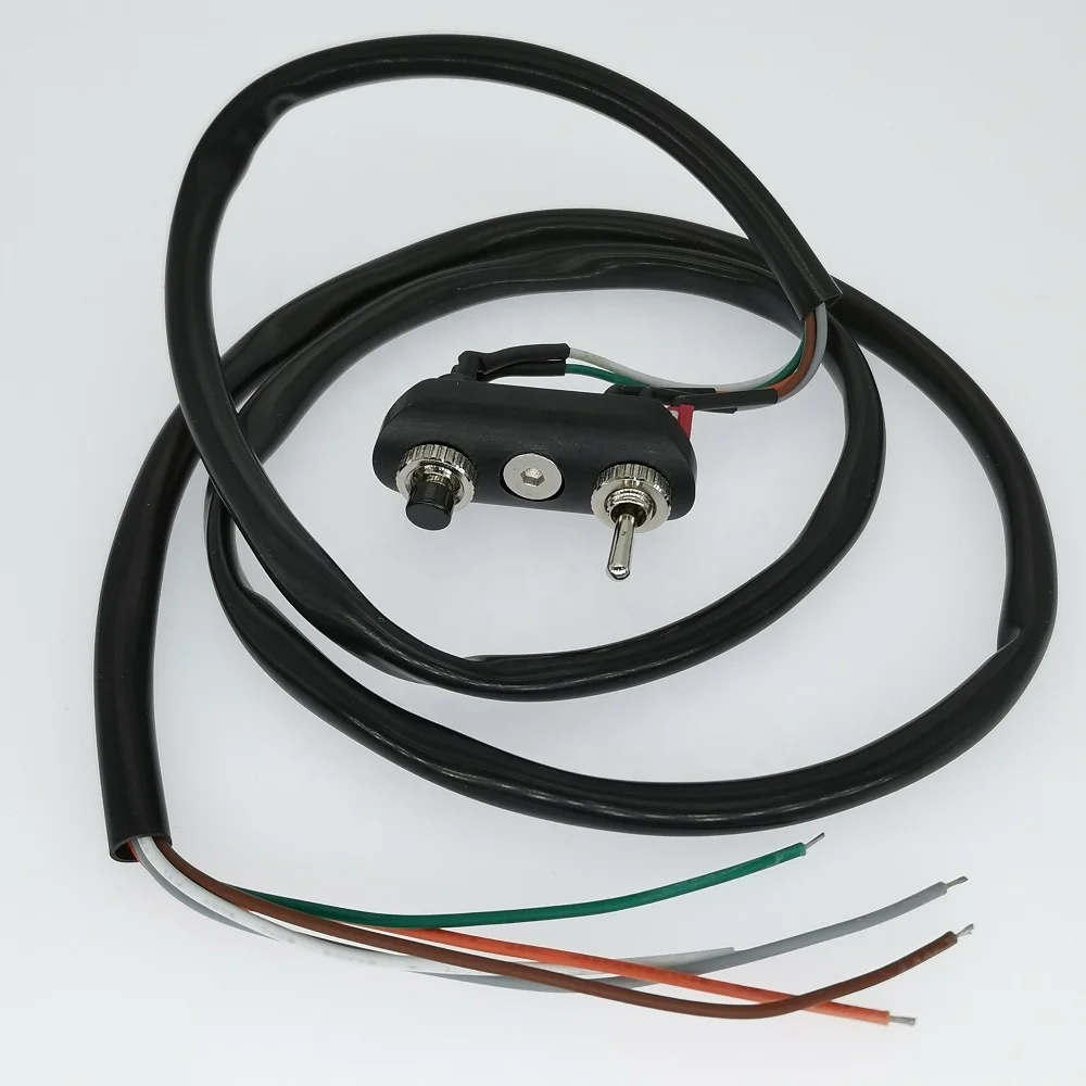 12V General  aluminum alloy  Motorcycle Handlebar Switch Control Assembly Waterproof Switch  accessories For ON/OFF/ON switch.