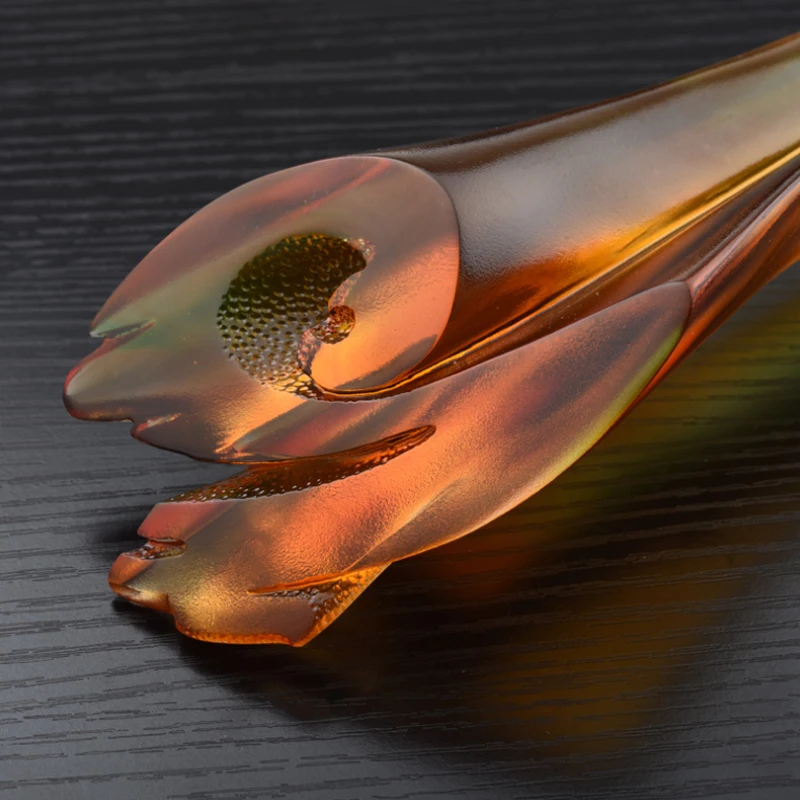 Jadevertu liuli decennial award trophy for the tenth 10th anniversary crystal awards glass trofeos
