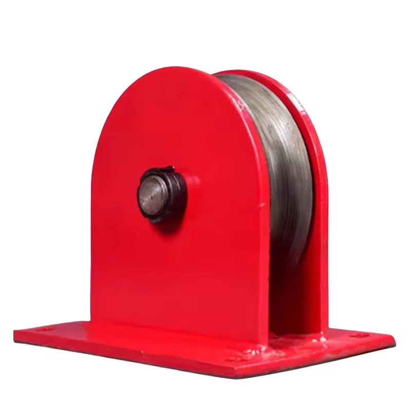 Accessories crane sheave steel wire rope bearing steel pulley