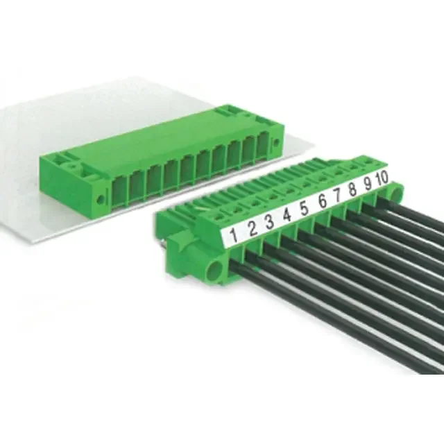 Terminal Block Light Wire Connector Through Hole 5 Position Headers Pluggable Terminal Blocks 1881325 Din Rail Terminal Block