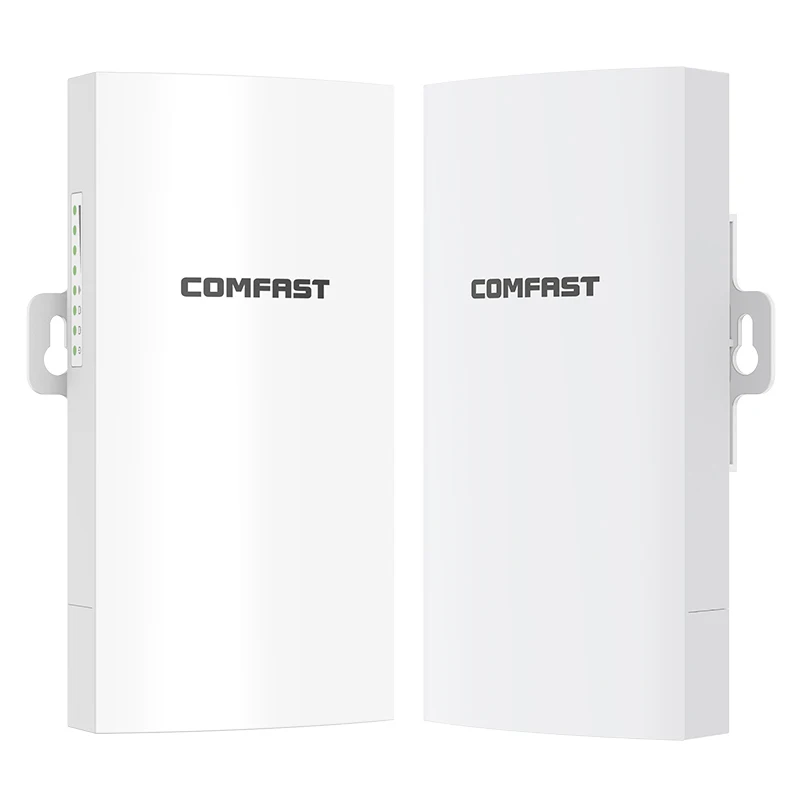 1KM COMFAST Outdoor Repeater Set 2.4G 300Mbps Access Point Long Range Point to Point WiFi Bridge for Camera