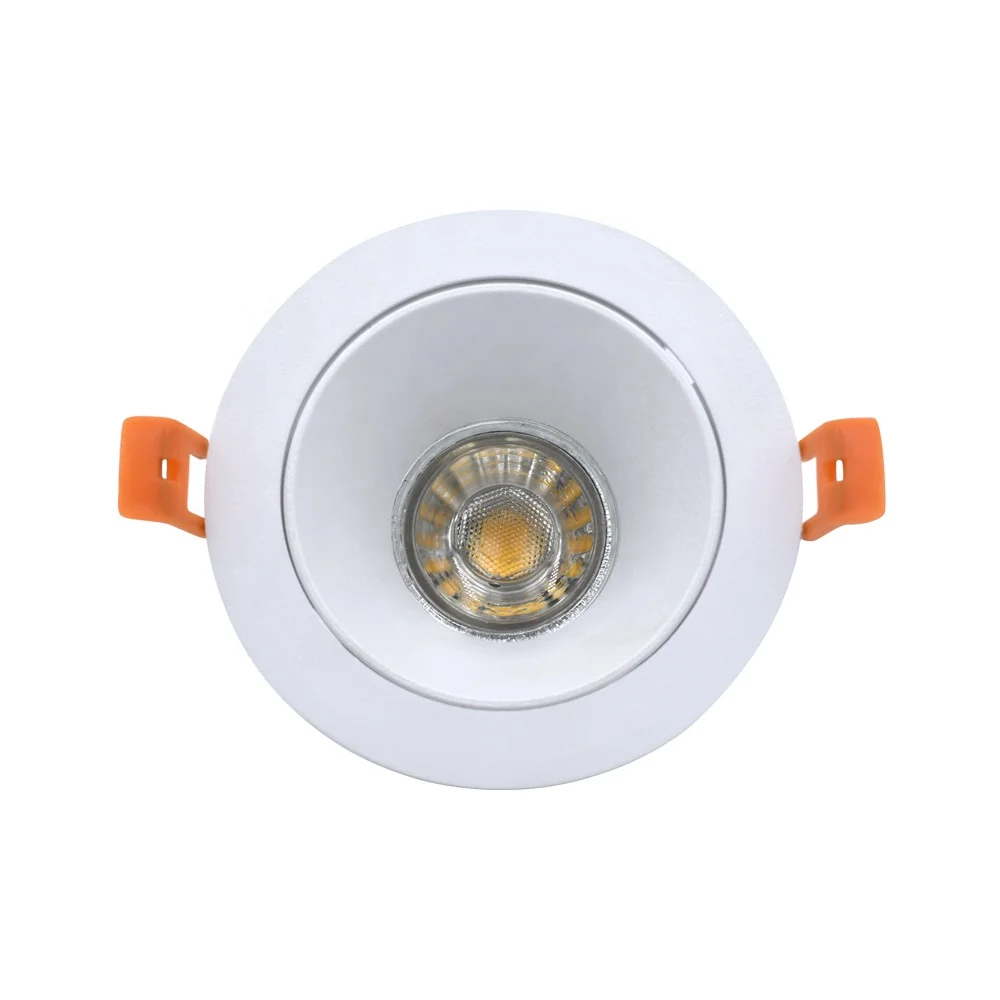 Recessed aluminum light housing GU10 MR16 led spotlight fixture downlight housing