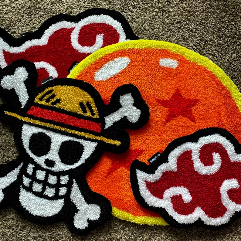 Hot selling custom shape size modern Hand Tufted Rugs and carpets with logo