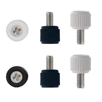 304 stainless steel rubber head cross machine screw, computer rubber head cross screw