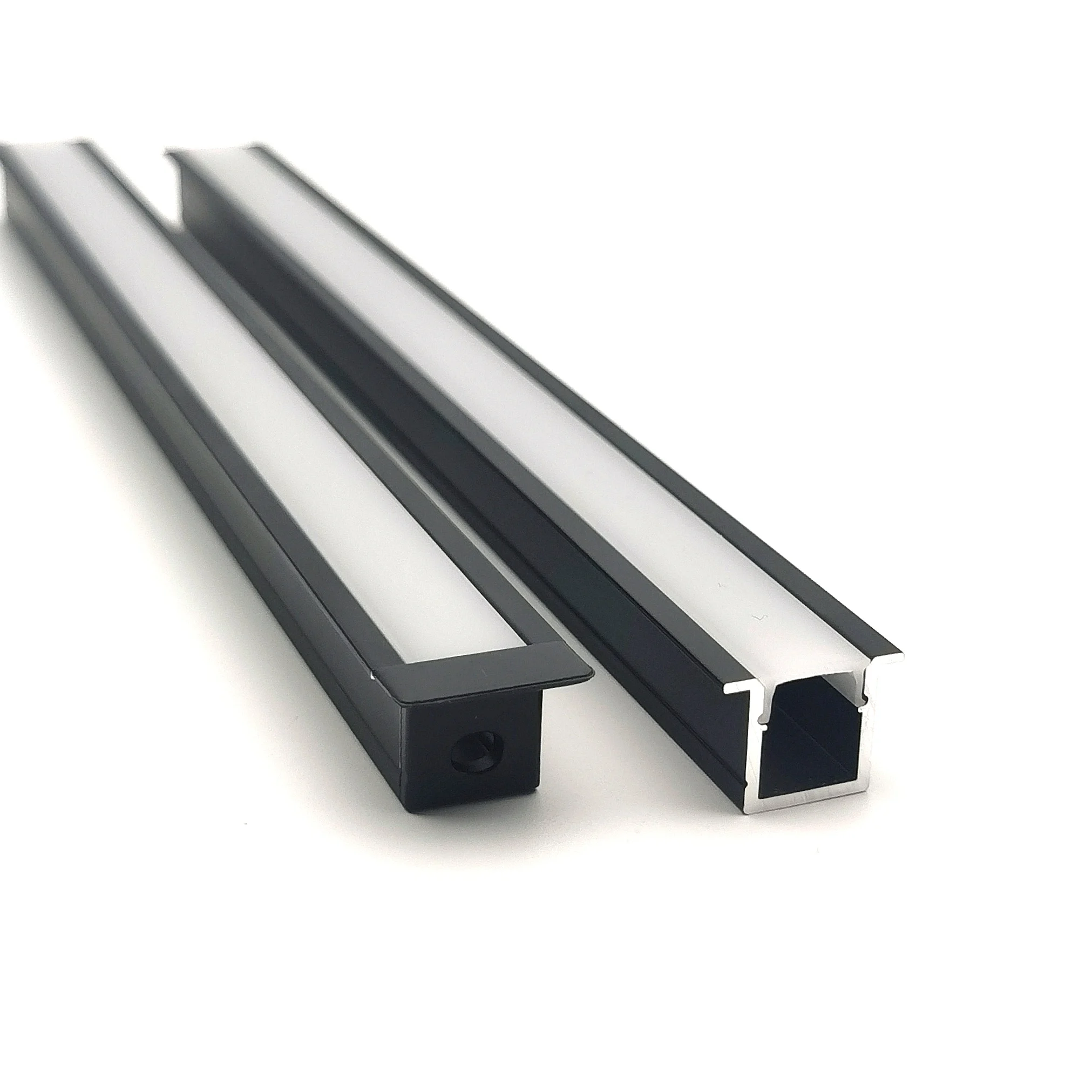 Custom YG-1213A 12*13mm Strip Light Extrusion Profile Channel For Cabinet Wardrobe Linear Lighting Led Aluminum Profiles Channel