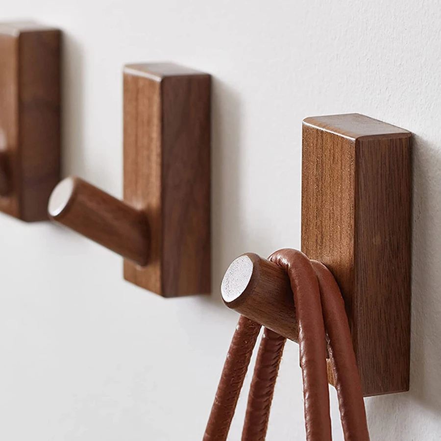 wooden coat rack modern style wood wall hanger hook hallway coat hook vintage wood wall hooks