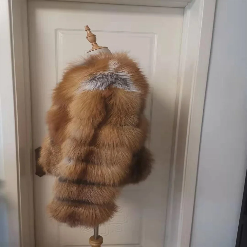 2019 Wholesale real fox fur coat soft real fox fur jacket