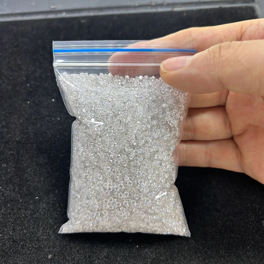 Manufacturers Wholesale 0.7-3 flawless colorless lab small size white D VVS gra loose stone melee diamond mossanite moissanite