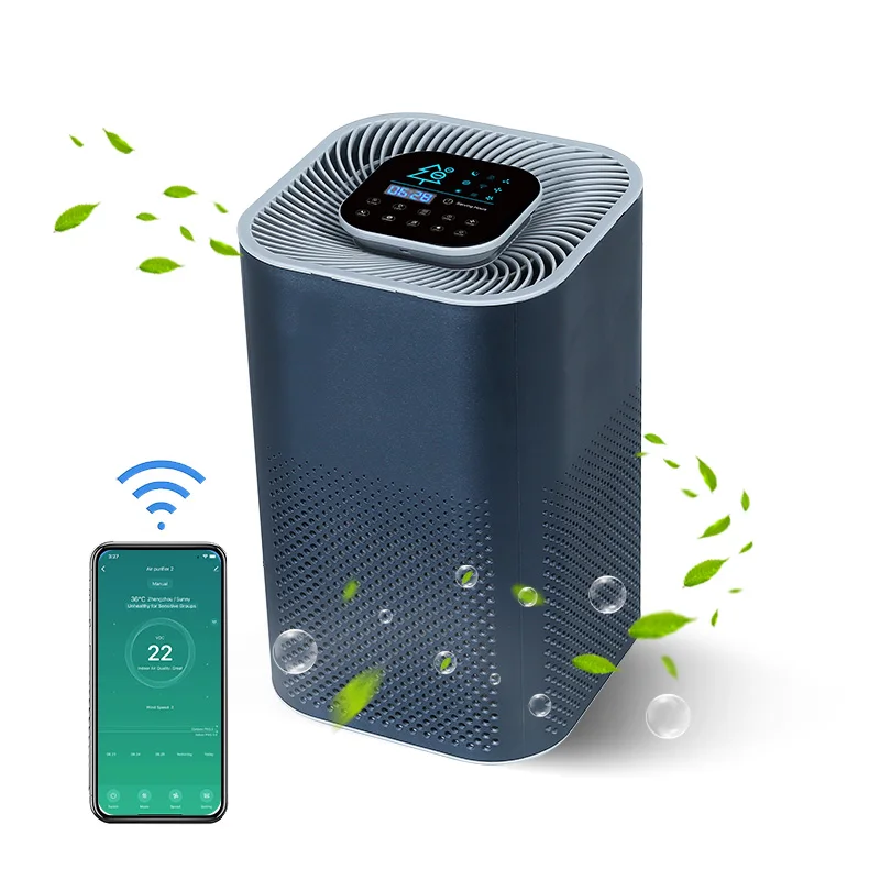 wholesale smart  air purifier Activated Carbon hepa filter air cleaner machine