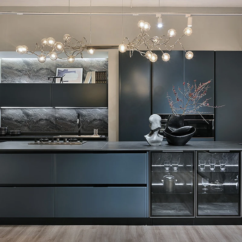 House design import full modern kitchen cabinets wooden modern style kitchen furniture china kitchen cabinets with island