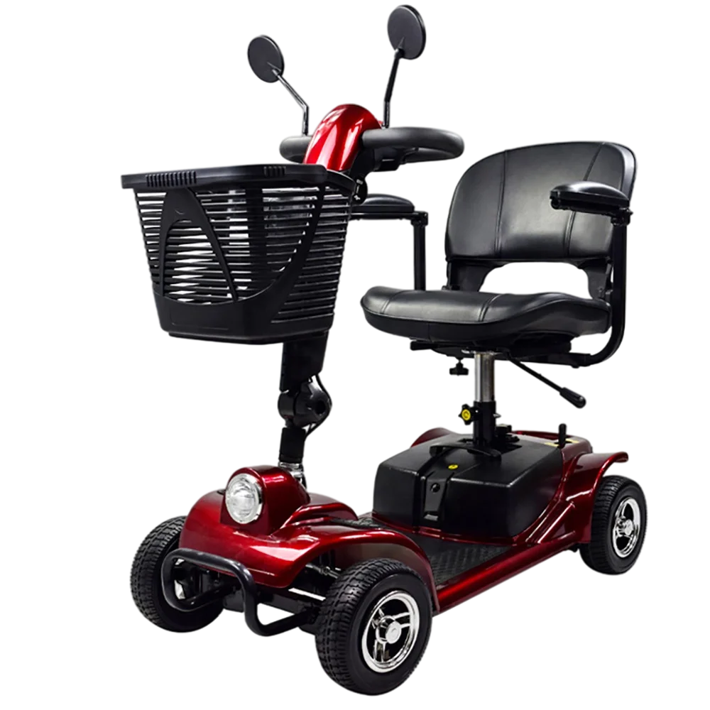 Handicapped Scooter 3 Wheel Mobility Scooter Motorized Electric Medical Carts for Seniors Handicapped or Disabled Adults