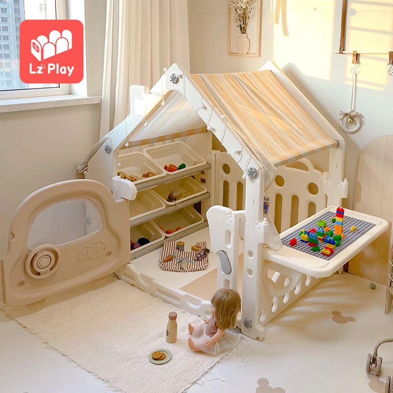 Kids Toy Cabana Tents Hot Selling Baby Plastic Mini Play House Princess Girls Children Lodge For Kids Playhouse Toddler Child