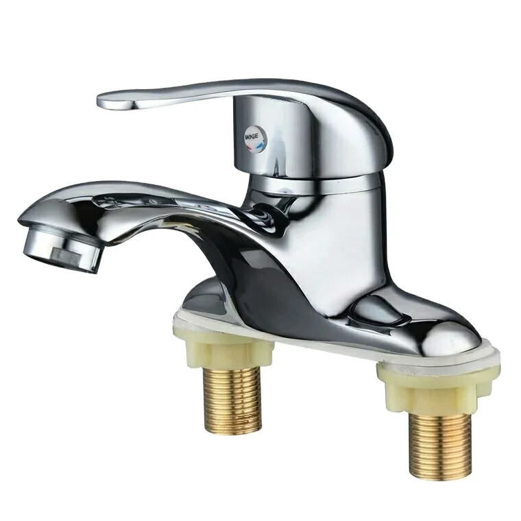 Hot Selling Deck Mounted Single Handle Basin Sink Tab,  Two Level Shower Room Zinc Alloy Basin Mixer Tap