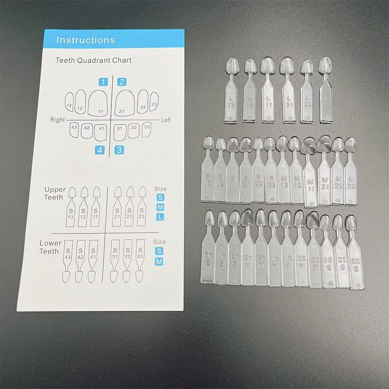 Dental Veneers Mould Kit Composite Resin Mold Light Dental Curing Partner Aesthetic Anterior Teeth Whitening Tools