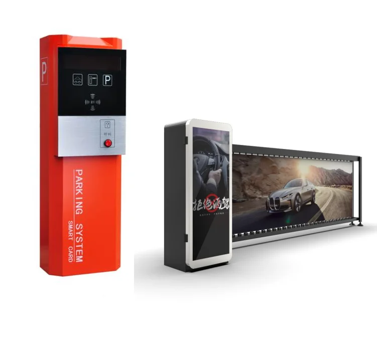 Camera Automatic Barrier Ticket Box for Smart Car Parking System Payment Machine