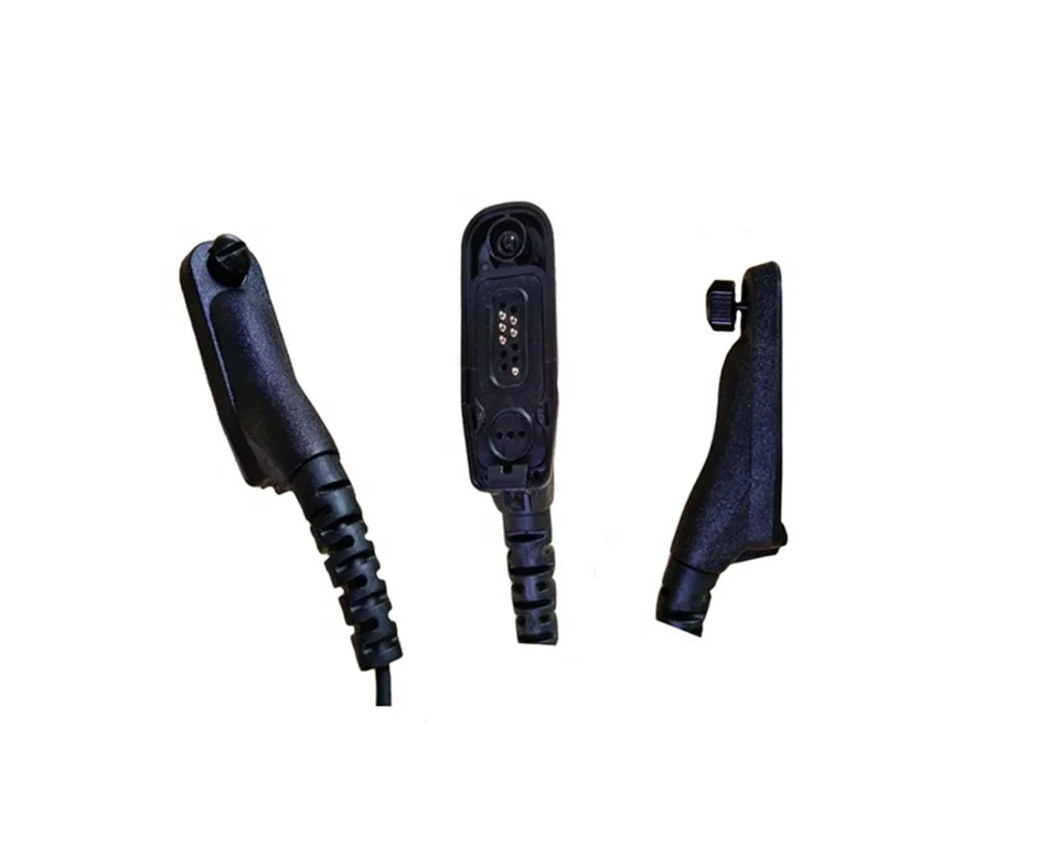 Neckband walkie talkie earpiece throat mic headset with tube earpiece finger PTT for Motorola MTP850S DGP4150 DP3400 APX series