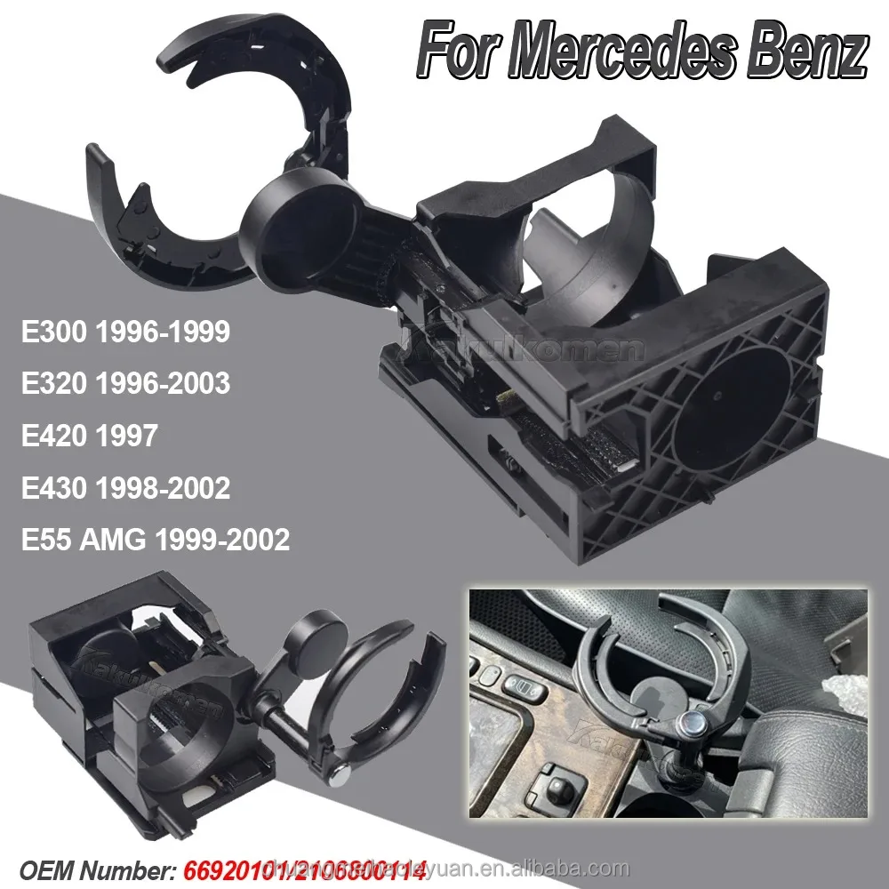 For Mercedes W210 Car Centre Console Drink Cup Holder Replacement For Benz E-Class E260 E300 E320 E400 A2106800114