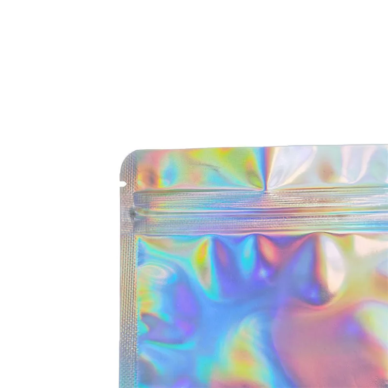 3.5 gram 4*5 inches CR Smell Proof Holographic Laser Mylar Bag in Stock