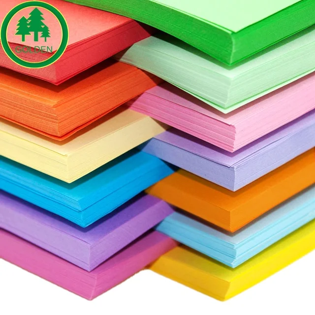 bright colored paper in good condition/ bond paper letter