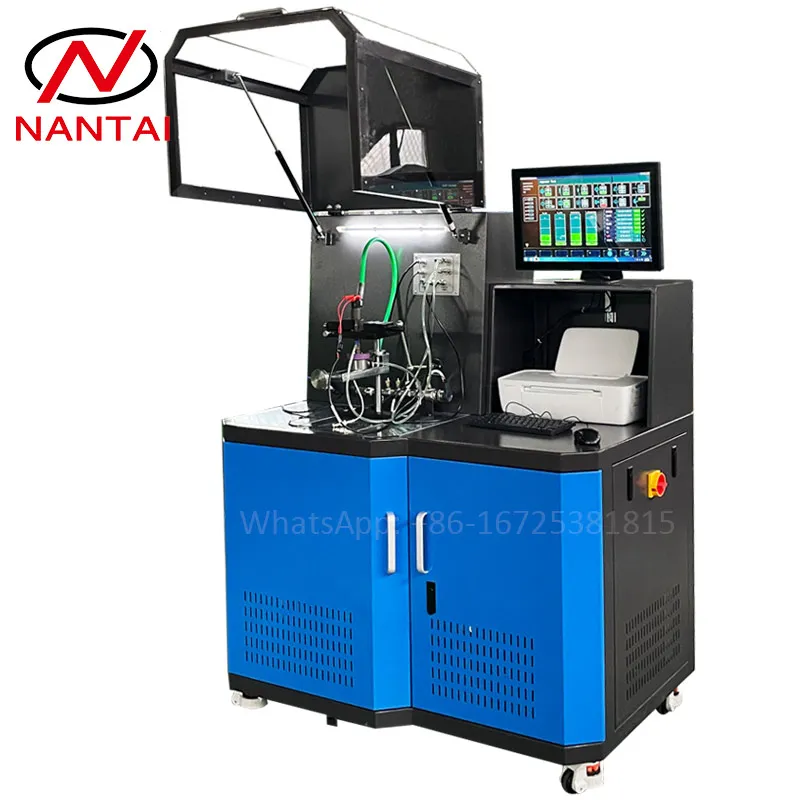 NANTAI NTI1000 NEW Design Diesel Injector Nozzle Test Bench Tester Common Rail Injector Test Bench with Printer QR Coding BIP