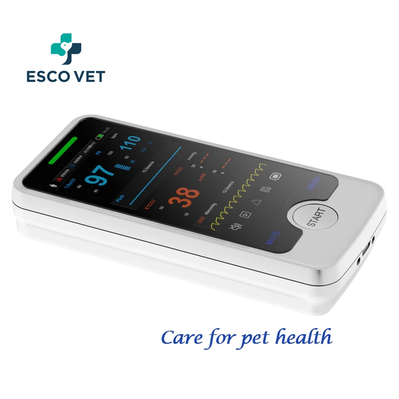 Factory Portable Handheld Vet Vital Signs Monitor Pulse Oximeters Veterinary Monitor De Signos Vitales Co2 Monitors